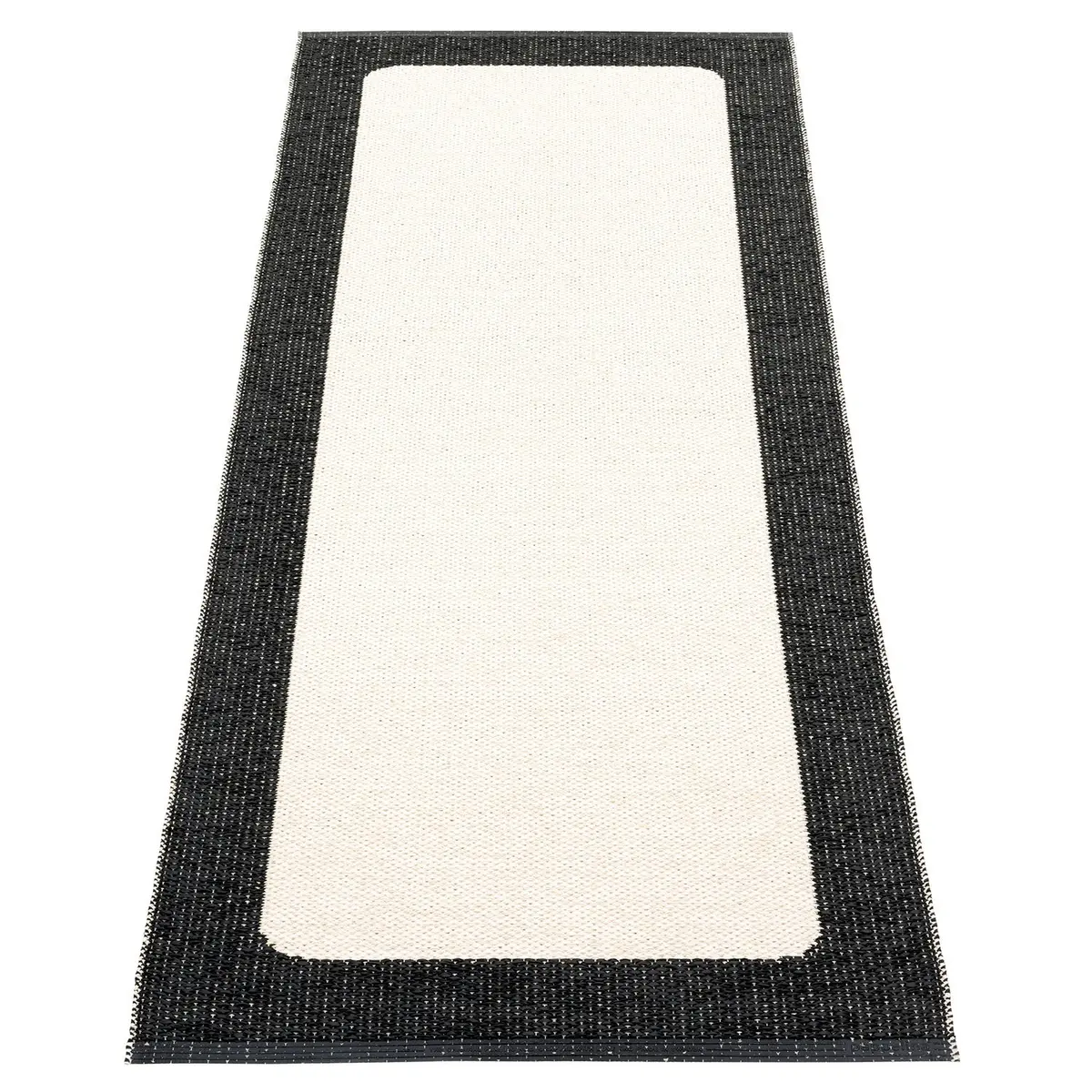 Ilda matte 70x180 cm black / vanilla
