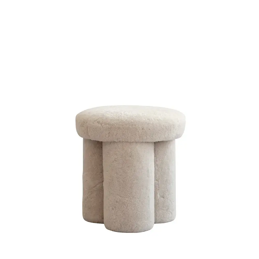 Big Foot Stool - Sheepskin