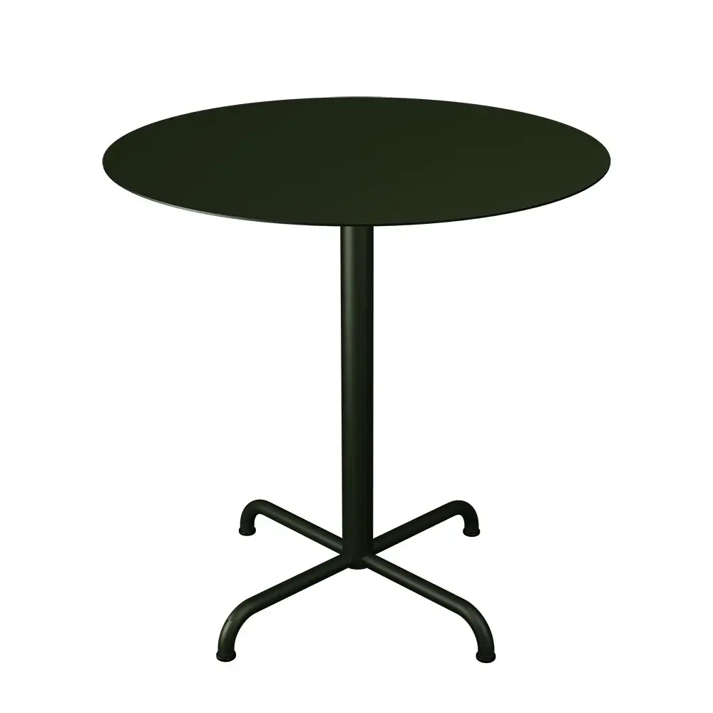 PICO Sofabord Ø74 cm, 4 bens sokkel Olive green