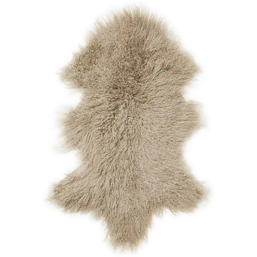 Shansi Saueskinn 55x95 cm Taupe