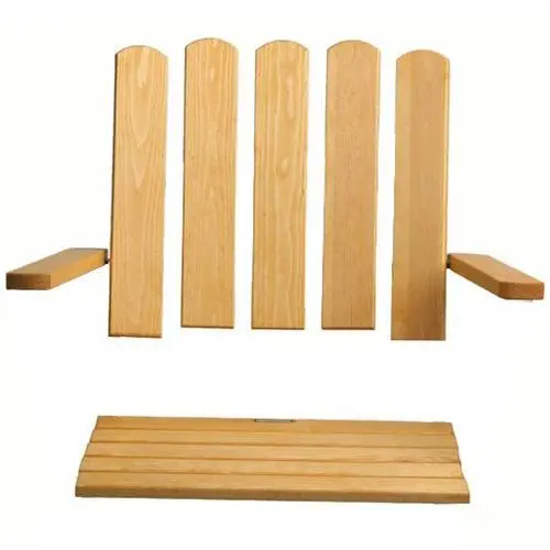 Tresett A2, 45 cm ubehandlet furu, inkl. skrue 45 cm setebredde