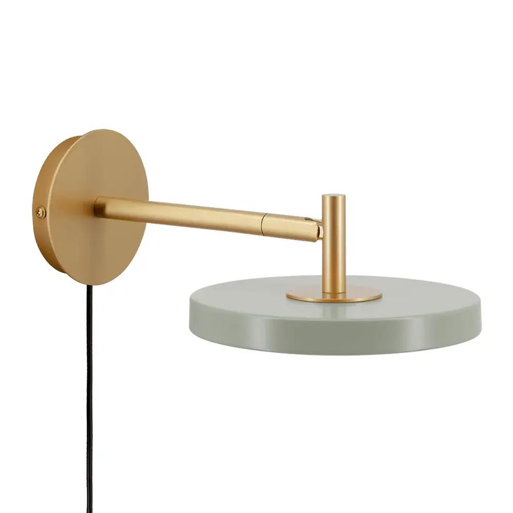 Asteria Wall Kort vegglampe Ø15 cm Nuance Olive
