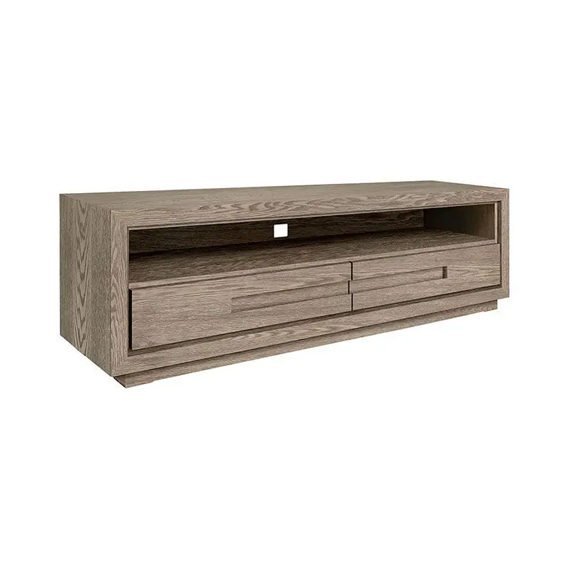 Hunter TV-benk 120 cm antikkgrå Eik Artwood