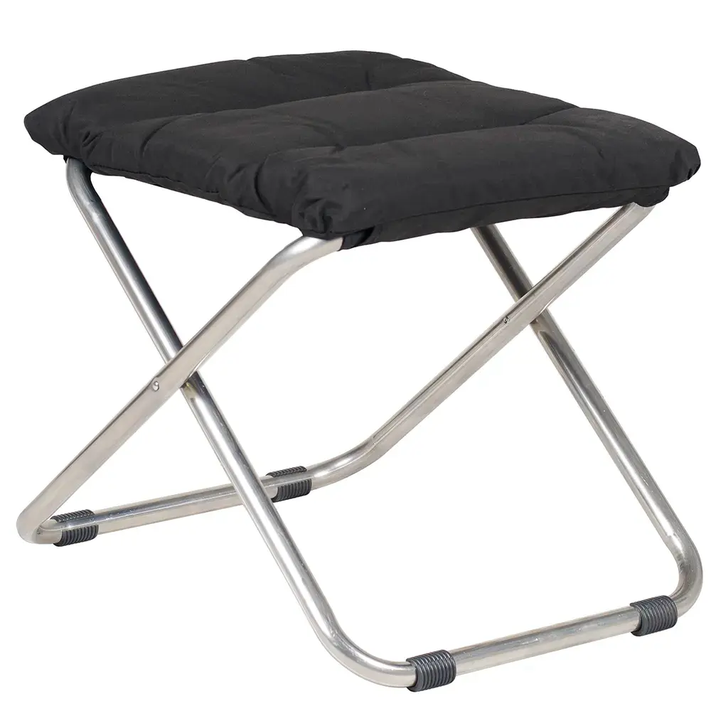 Chico soft fotpall black aluminium