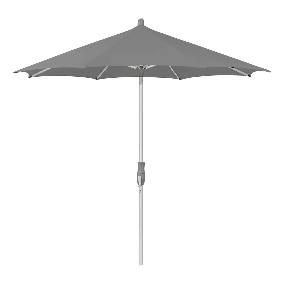 Alu-Twist parasoll 300 cm kat.4 420 Smoke Glatz