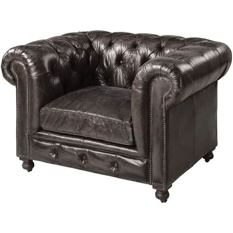 Lenestol Kensington svart Artwood