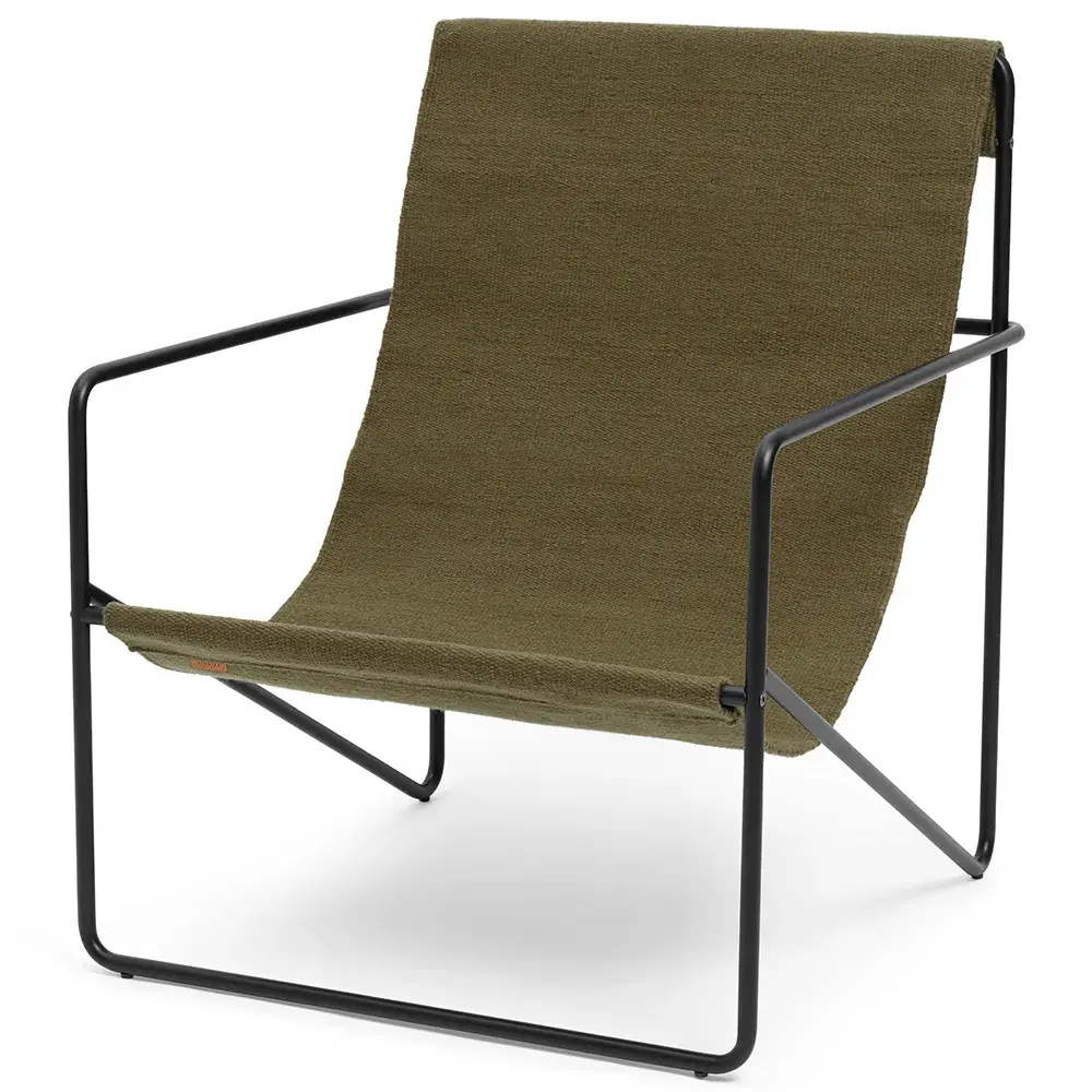 Desert Lounge Lenestol Black/Olive