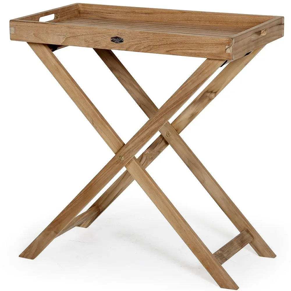 Turin brettbord høy teak Brafab