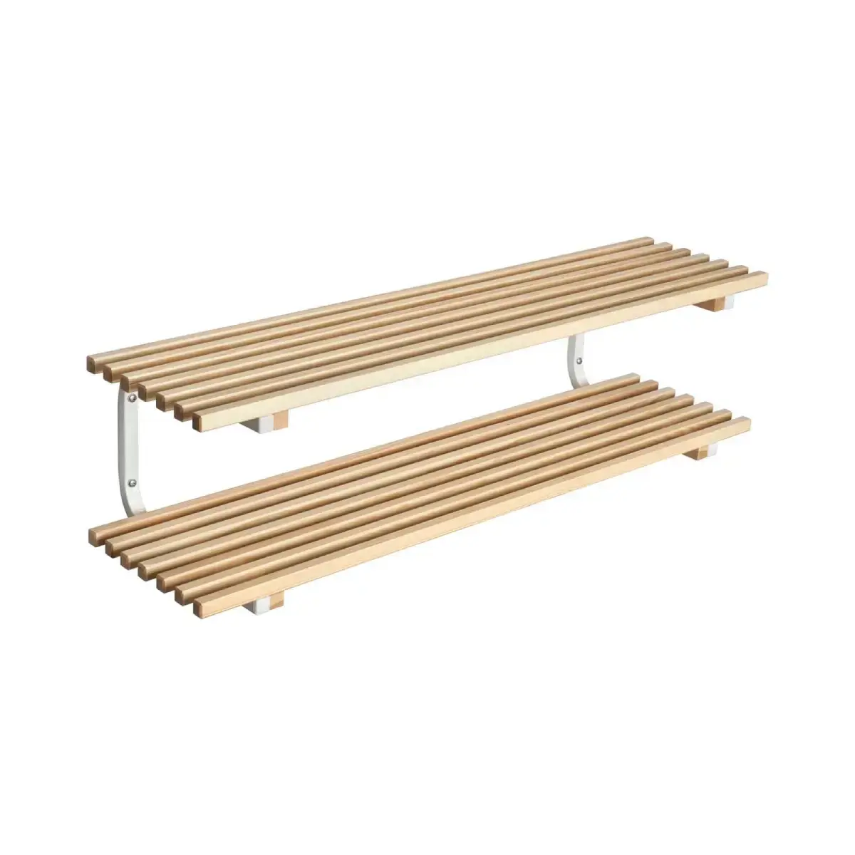 Sara Skohylle vägghängd 120 cm Furu Hvit