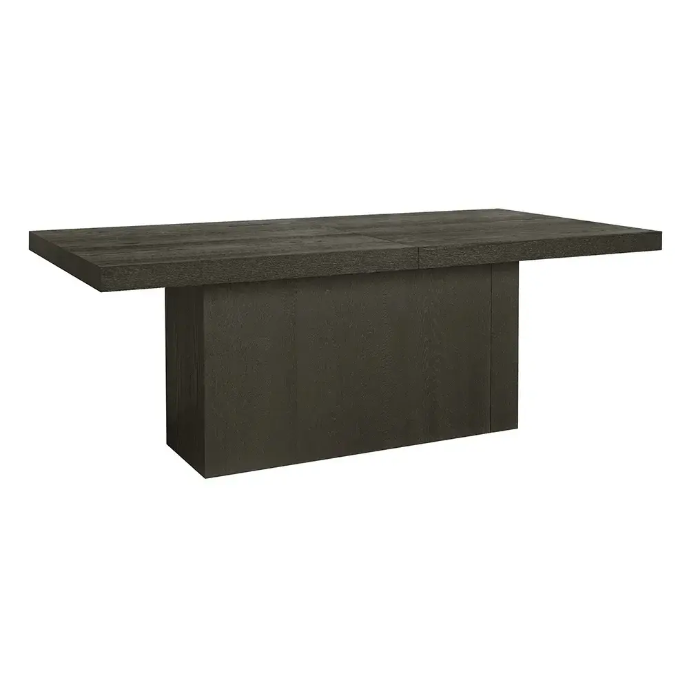 Parker spisebord 100x200-300 cm Mørk Grå