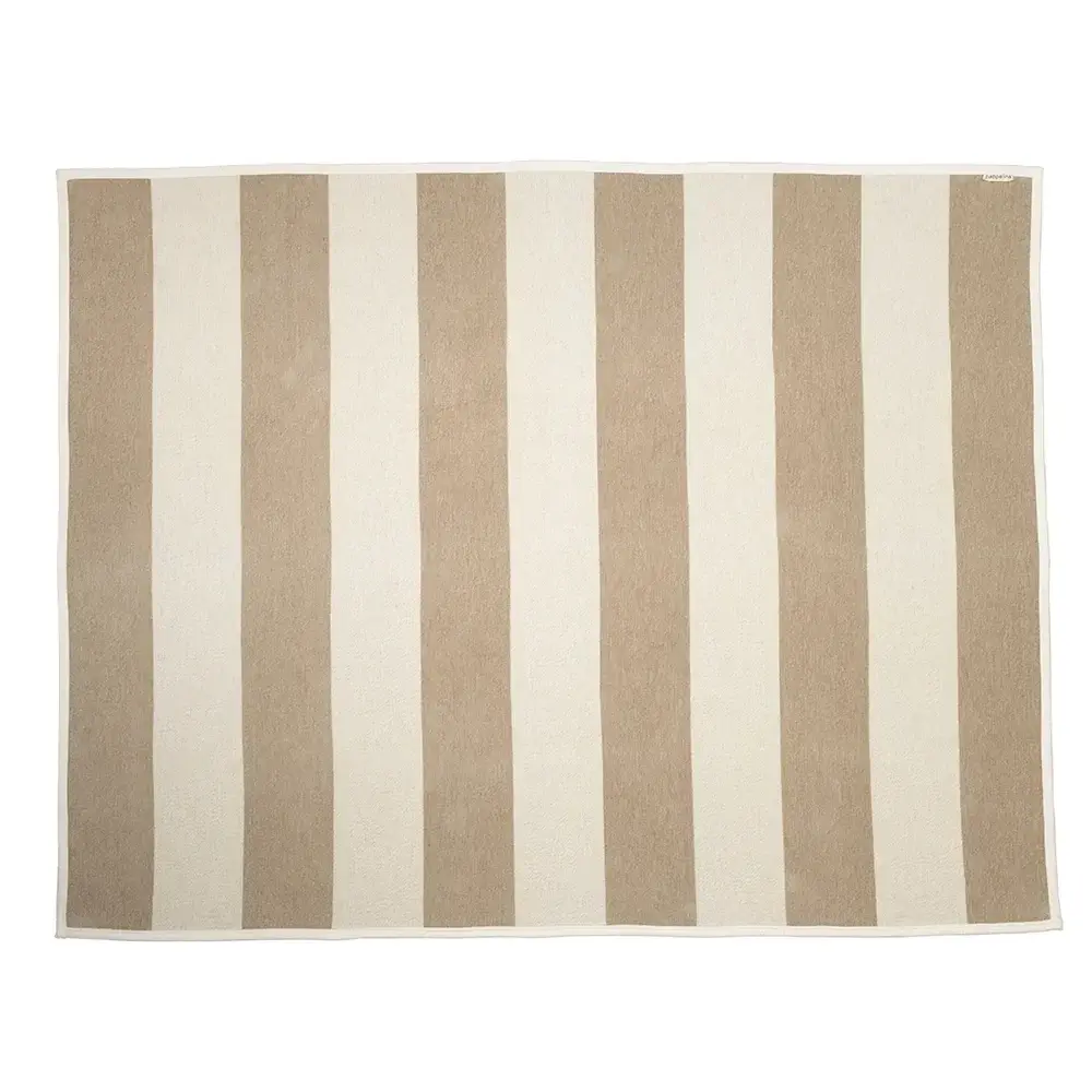 Bob pledd Mud/ Vanilla 140 x 180 cm