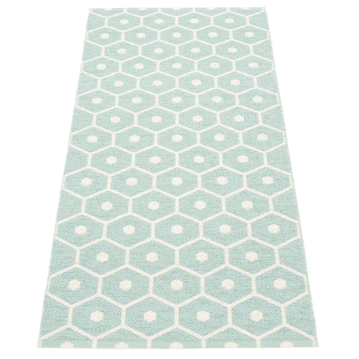 Honey matte 70x160 cm pale turquoise / vanilla