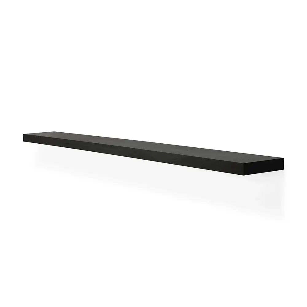  Vegghylle Sortbeiset eik 210x22 cm