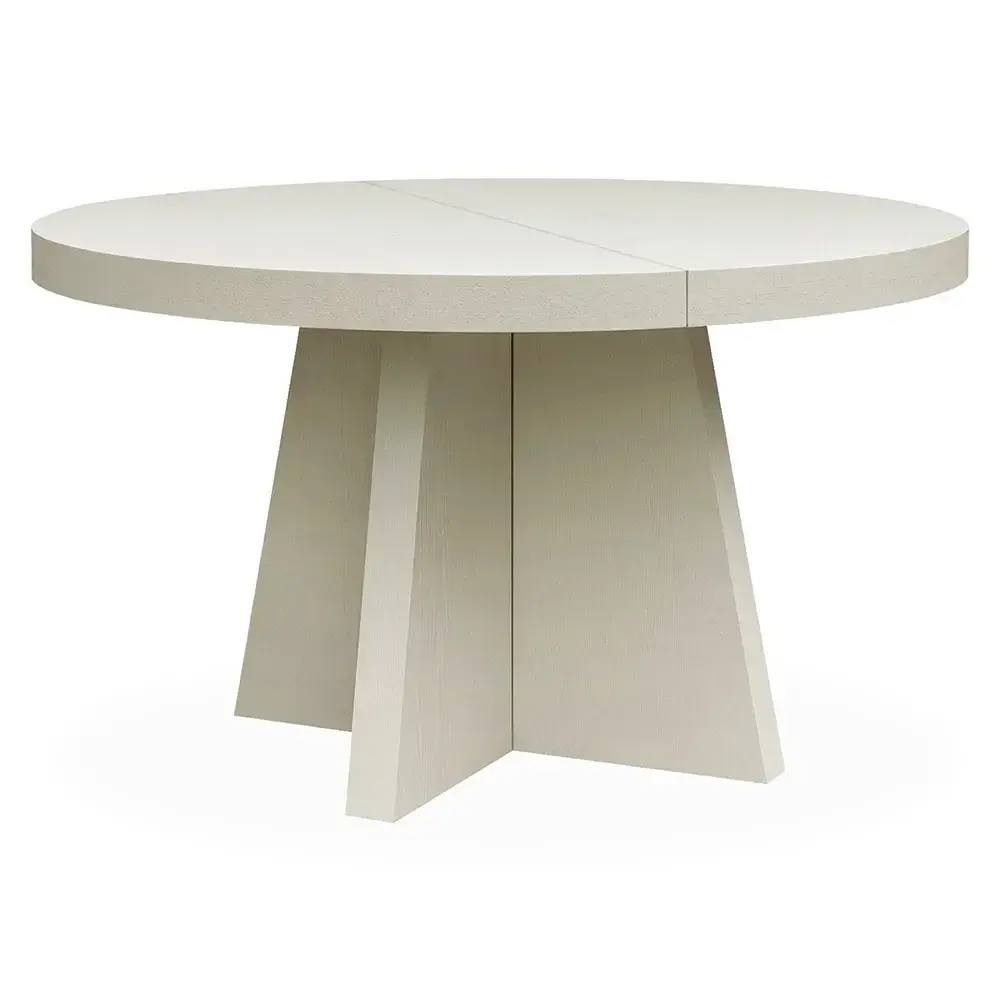 TRENT delbart spisebord 130-150x130 cm-Ivory mist