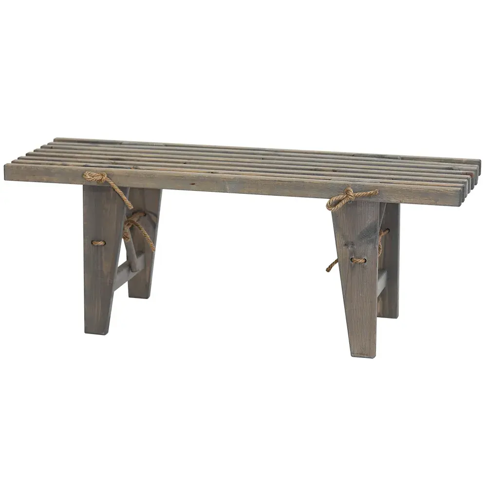 EcoBench 120 cm furu gråoljet