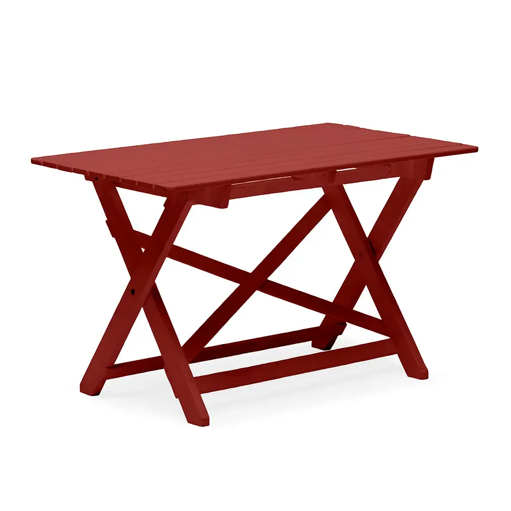 Torpet 67x109 cm bord rød