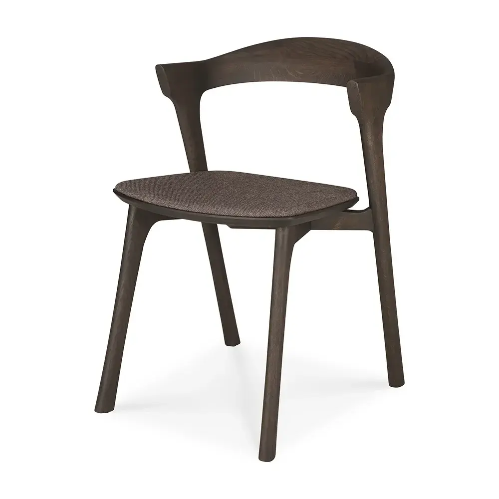 Bok Spisestol Brun eik/Warm Brown fabric