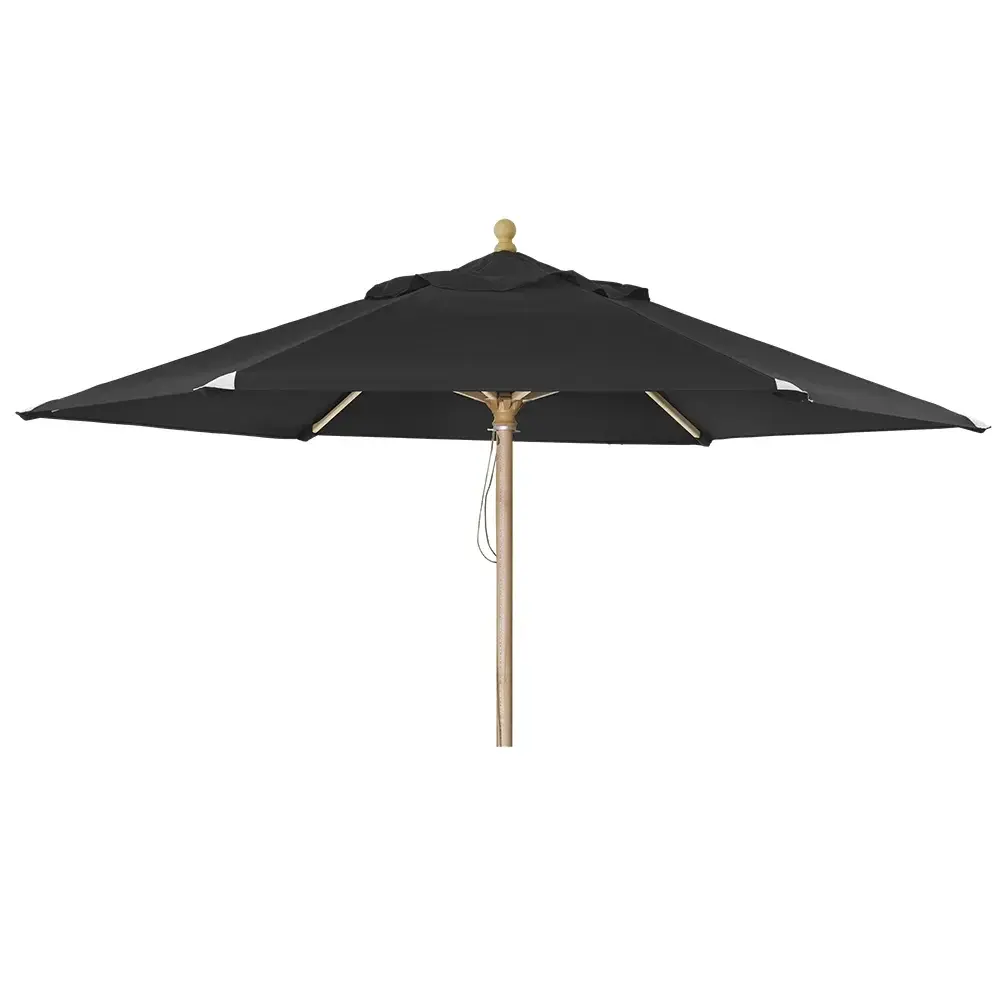 Reggio parasoll 300 cm FSC svart
