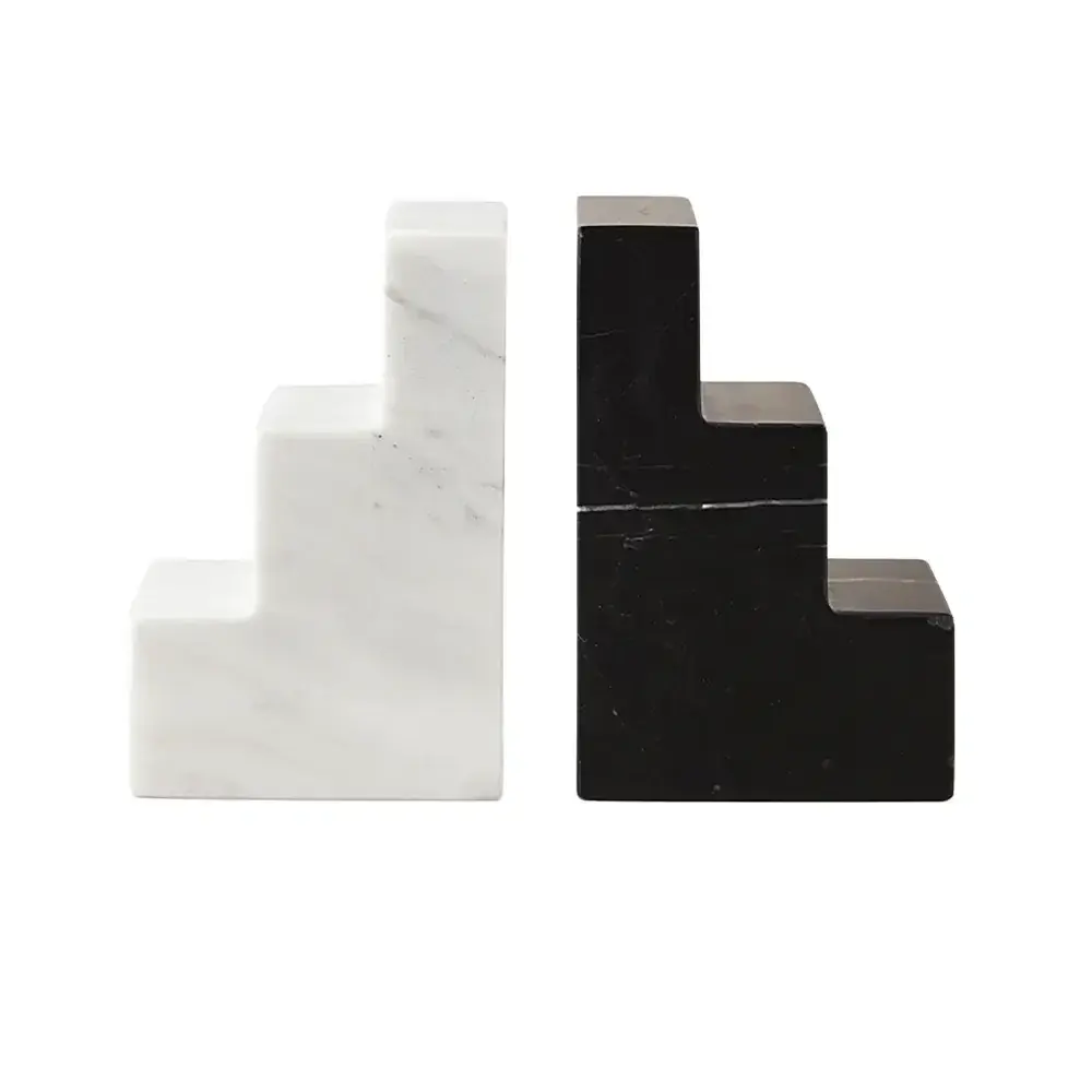 Bokstøtte Stair Cube Marble