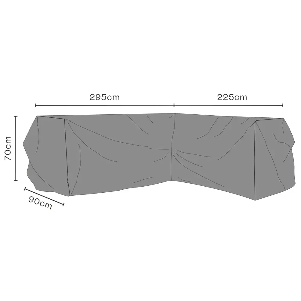 Møbelovertrekk Hjørnesofa 225/295x70 cm Premium