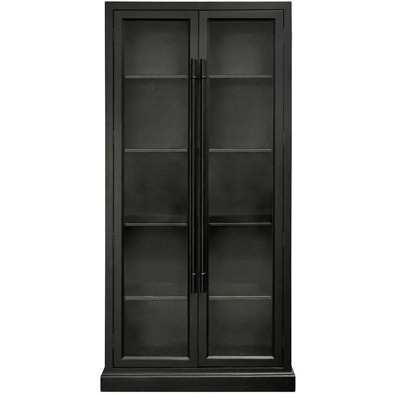 Vitrineskap Narbonne svart Artwood