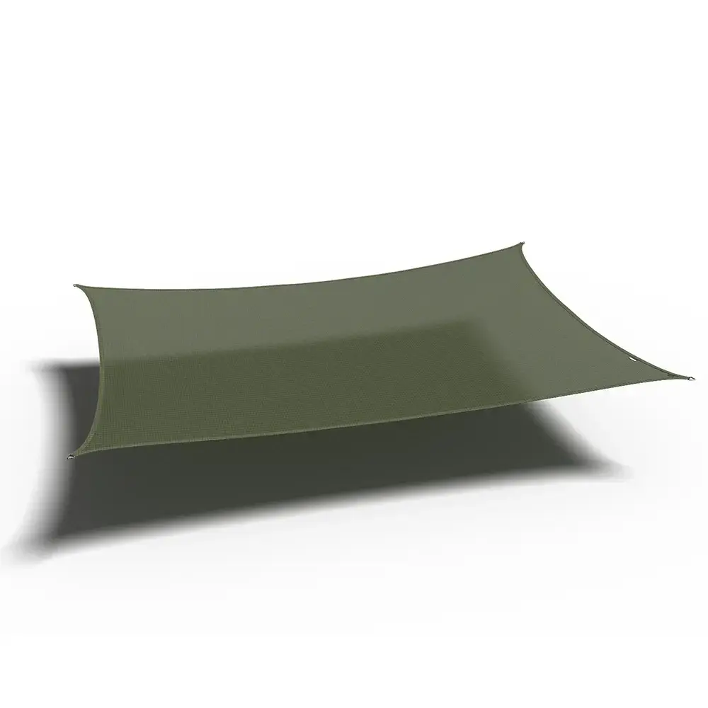 Coolfit solseil rektangulær 300x400cm grønn