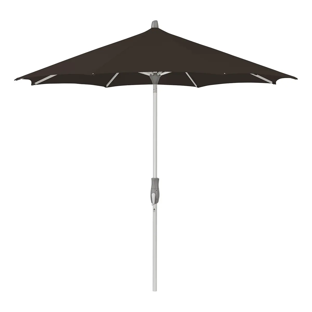 Aluminium parasoll 330 cm kat.4 408 svart 