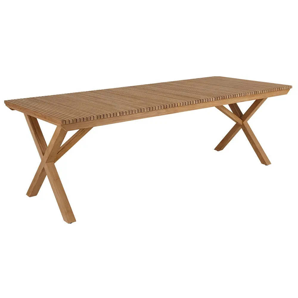 Julita spisebord 90 x 220 cm natur Brafab