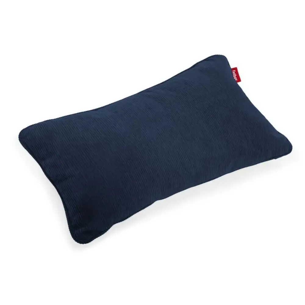 recycled king dekorativ pute cord deep blue