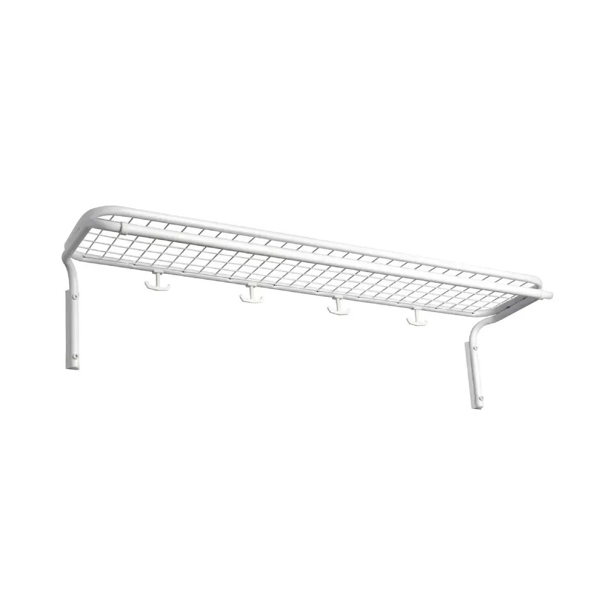 Classic Hatthylle enkel 100 cm Hvit Hvit