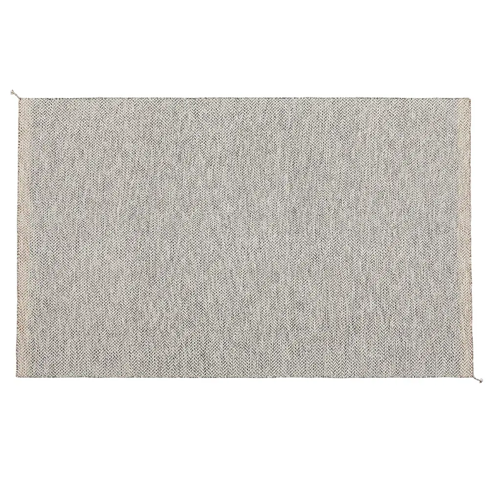 Ply Teppe Recycled Polyester 300x200 cm Black/White