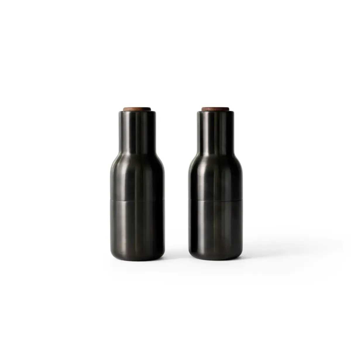 Bottle Grinder 2-pakk Stor - Messing Bronsert / Valnøtt