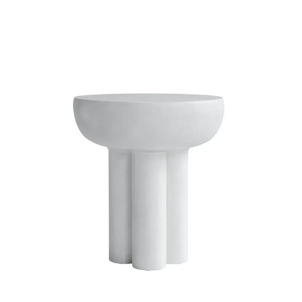 Crown Table, Tall - Bone White
