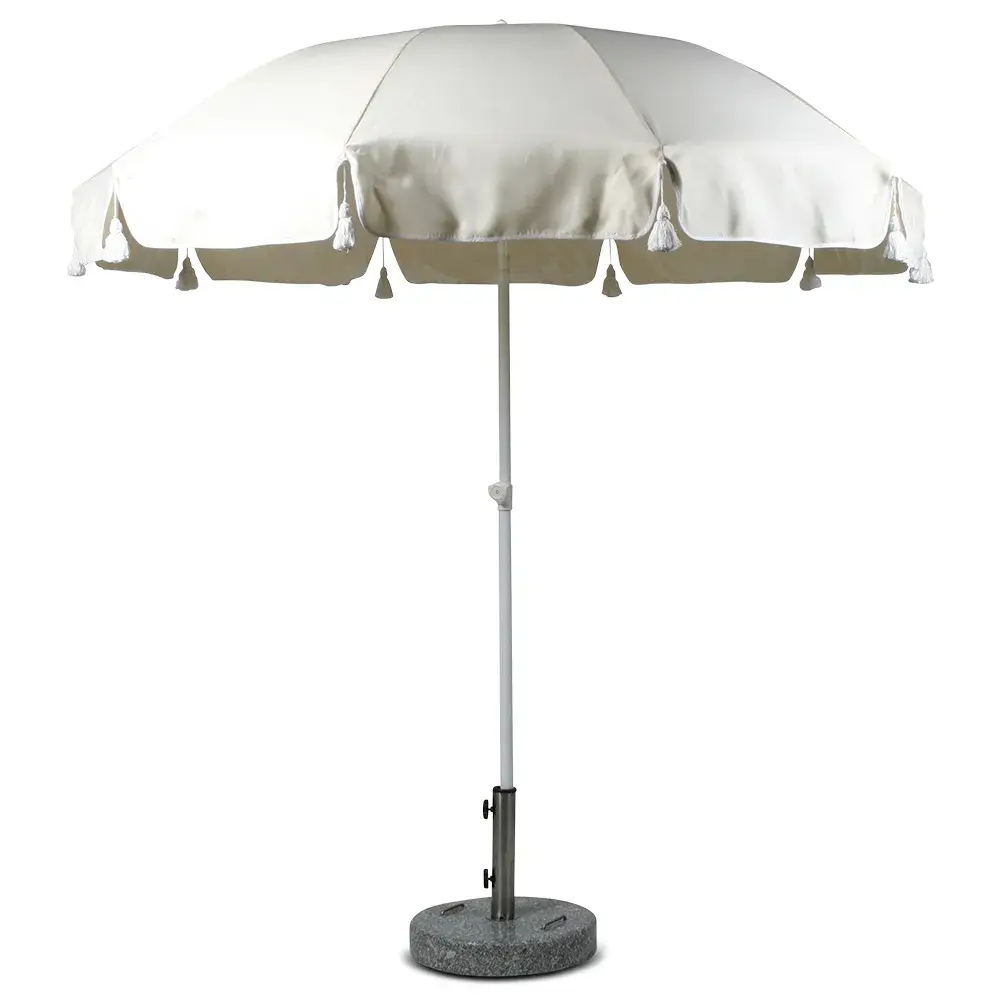 Parasoll 220 cm med dusker nature 30