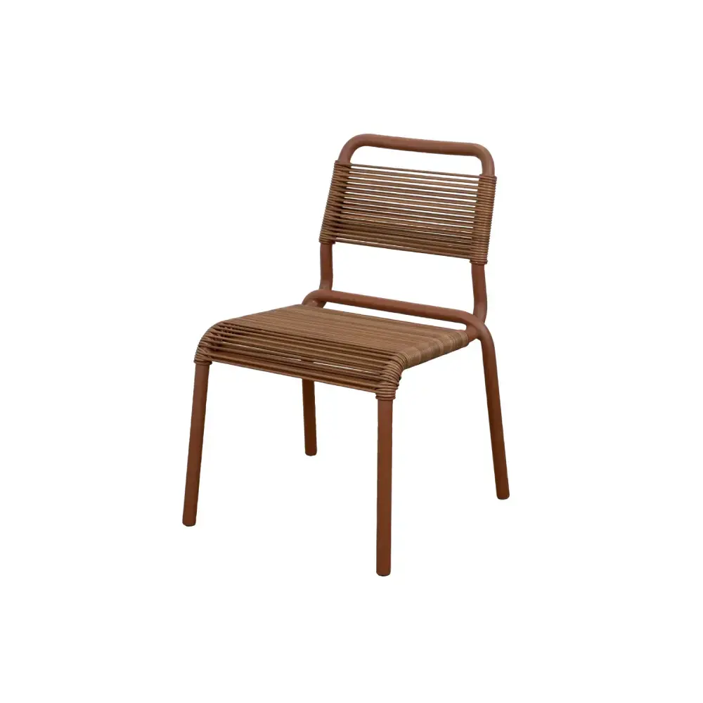 Al Dente stol, stabelbar m/desert red Weave Desert red