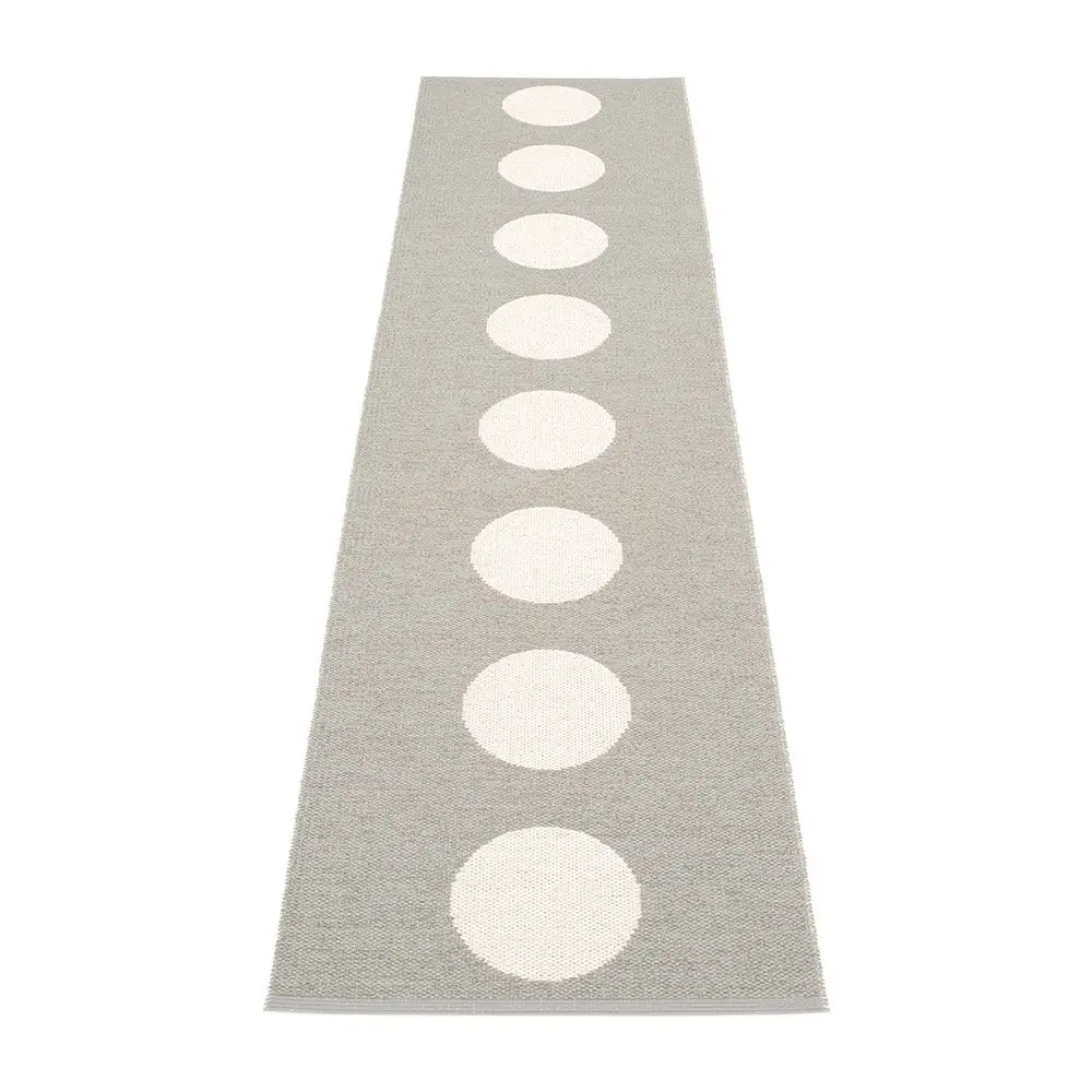 Vera matte 70x300 cm warm grey/vanilla
