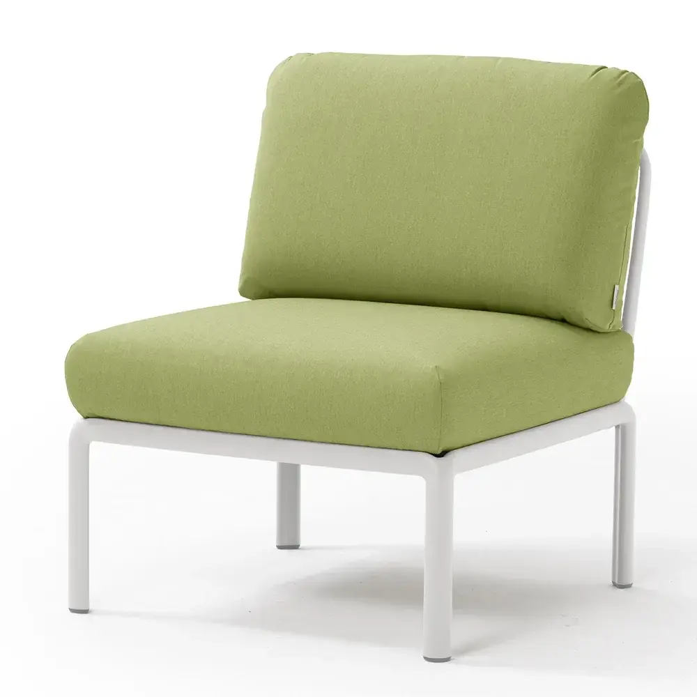 Komodo midtdel White - Avocado Sunbrella