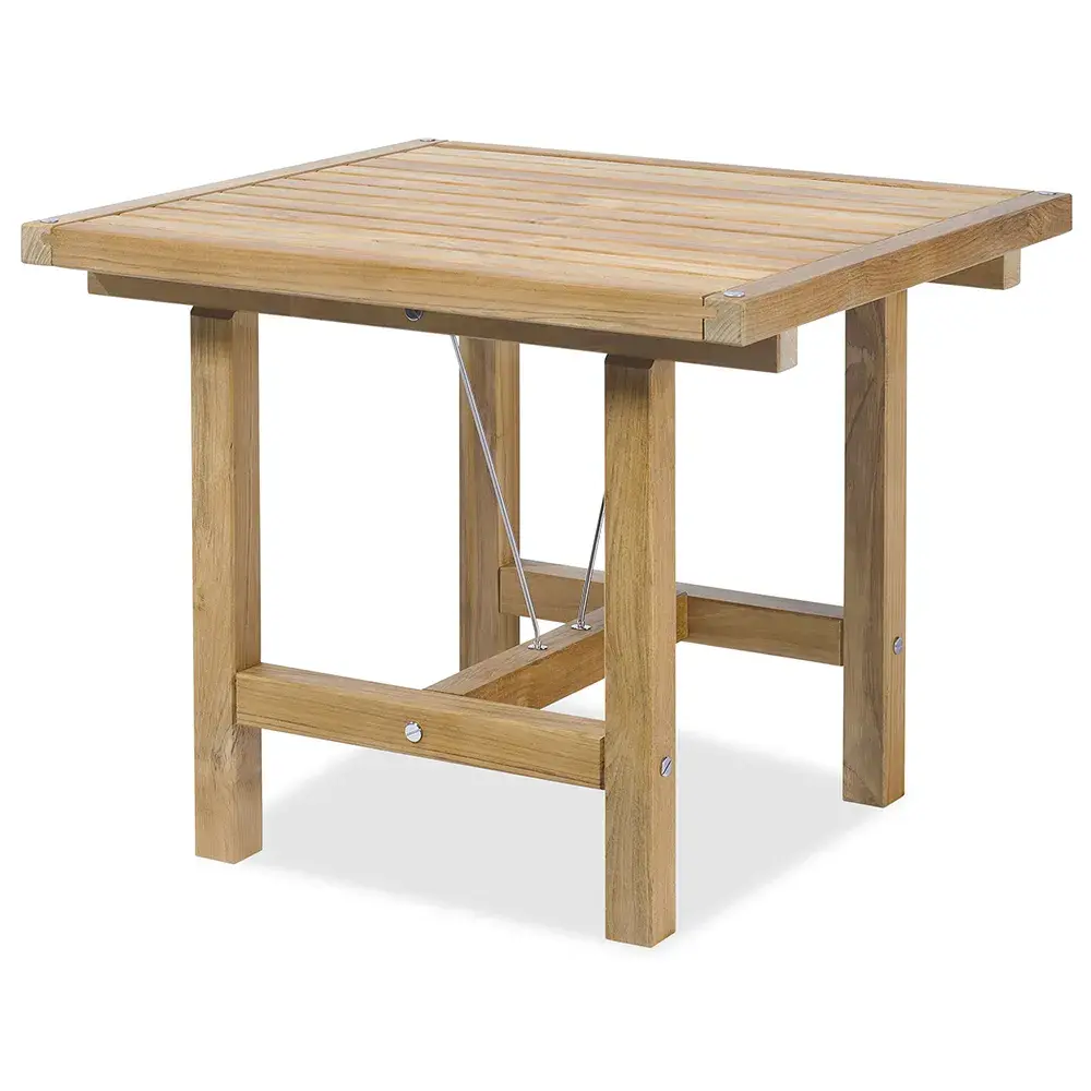 80x85cm bord teak