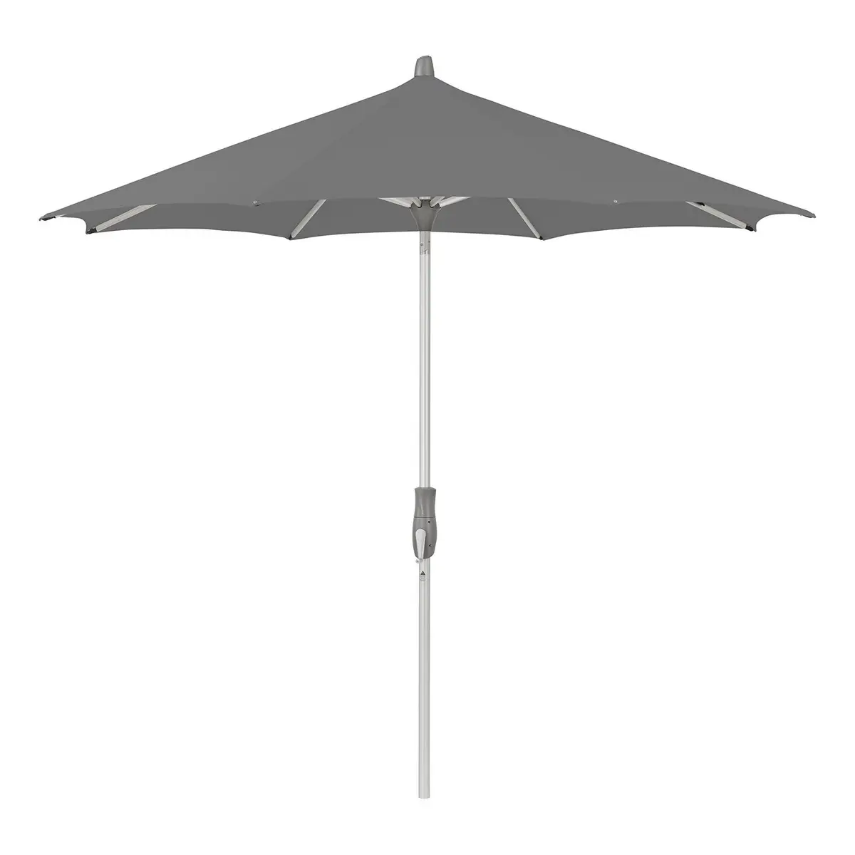 Alu-twist parasoll 330 cm kat.2 157 stone grey