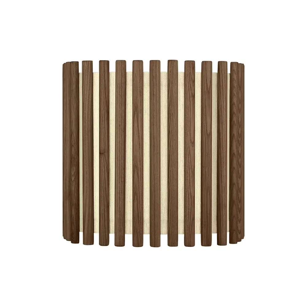 Komorebi lampeskjerm firkantet medium Dark Oak