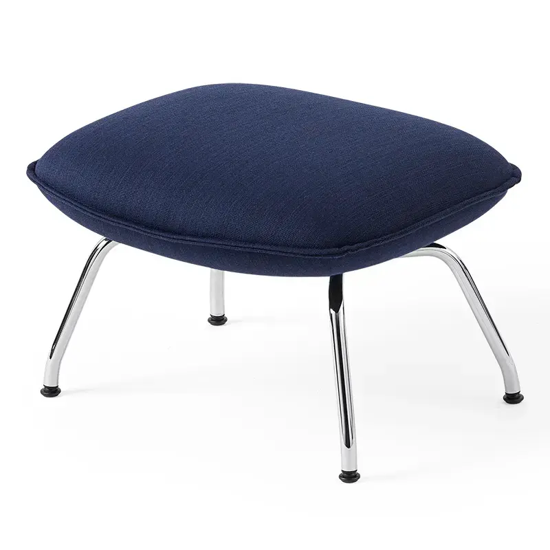 Doze Ottoman Tube Base - Balder 782 Chrome