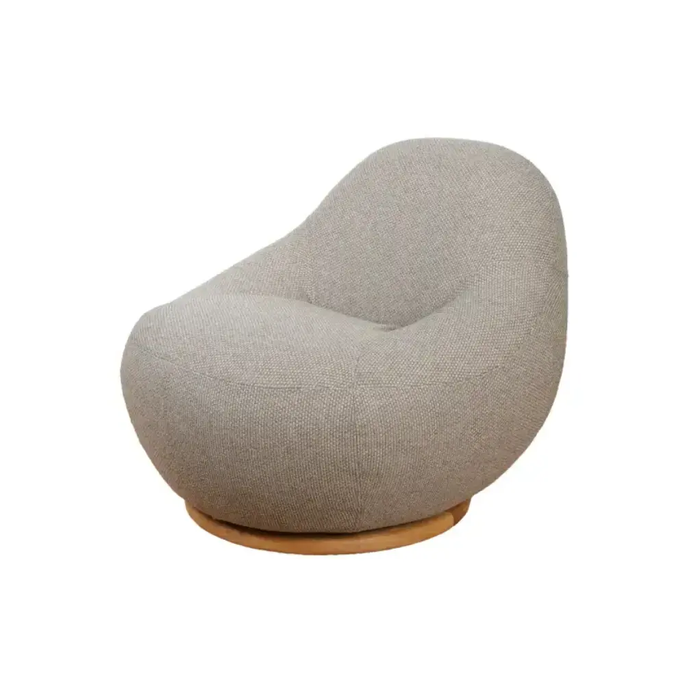 Gem lenestol m/teak dreie Light brown, Rise