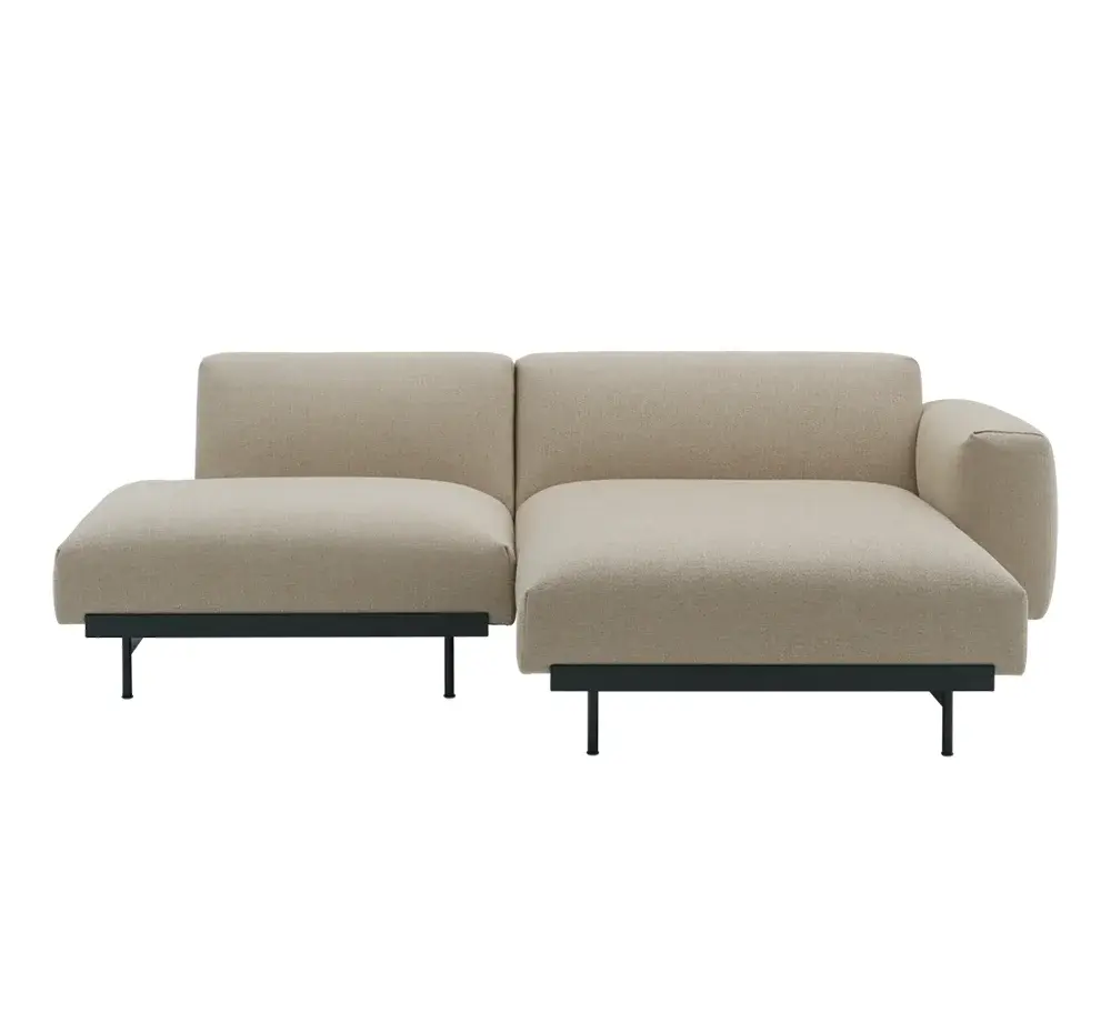 In Situ 2-seters modulsofa - Konfig 7 - Ecriture240/Svart