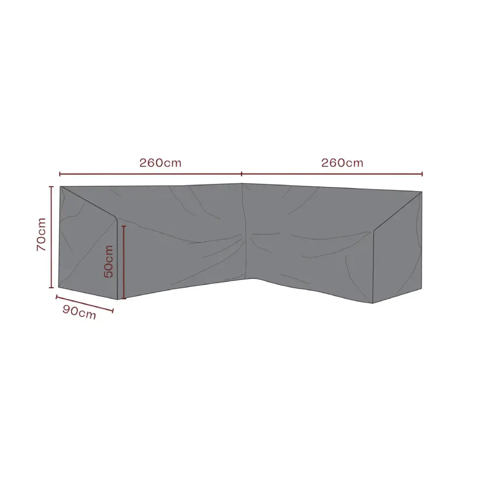 Møbeltrekk Hjørnesofa 260/260x70x90 cm Premium