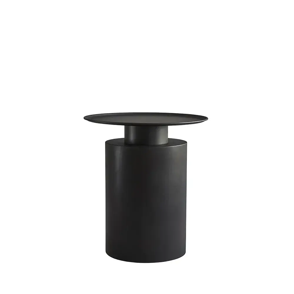 Pillar høyt salongbord – Burned Black