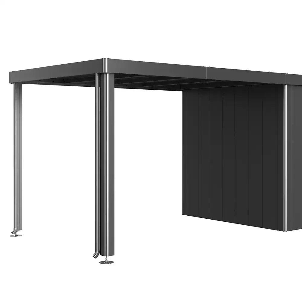 Sidetak til hagebod Neo 3A/3B/3C/3D metallic mørkegrå