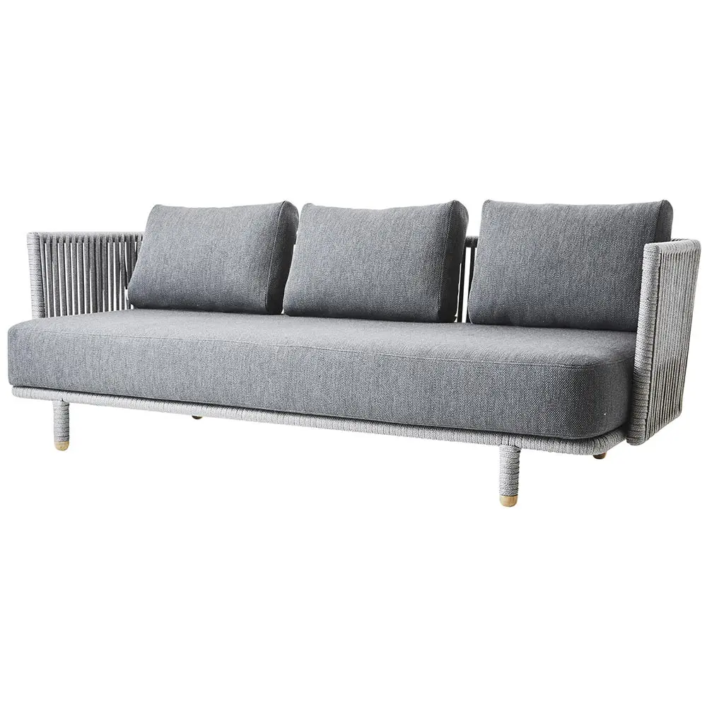 Moments 3-seter. Sofa inkl. grått Airtouch-putesett