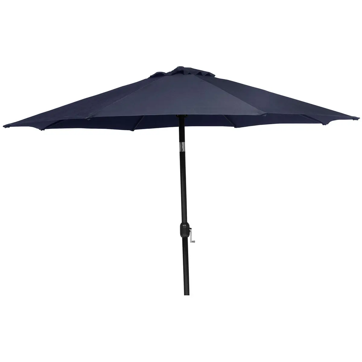 Parasoll 300 cm blå aluminium