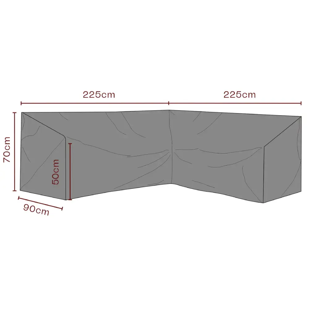Møbeltrekk hjørnesofa 225/225x70 cm Premium