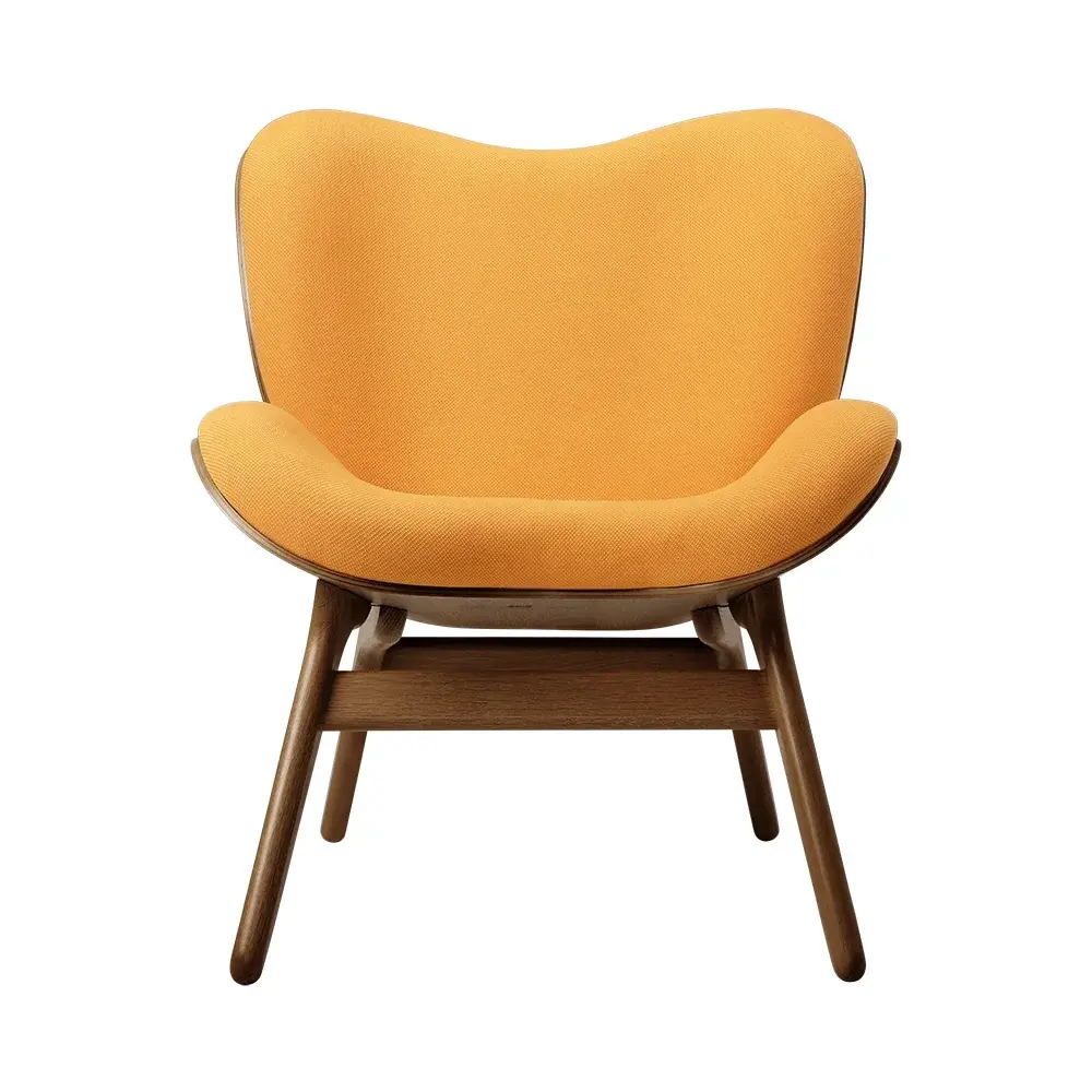 A Conversation Piece Lounge stol Dark Oak/Tangerine